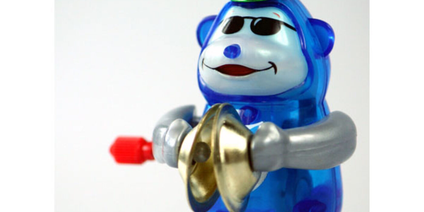 WindUps: Clarence Monkey w Cymbals